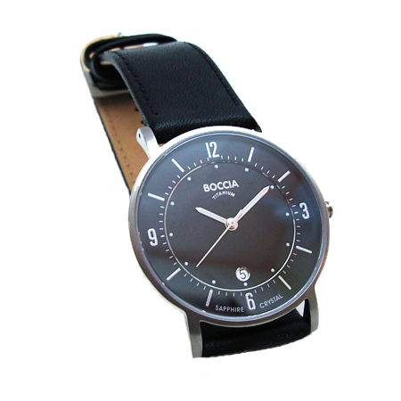 Boccia Ultraslim Ttanium Watch w/Sapphire Crystal - 3533-01